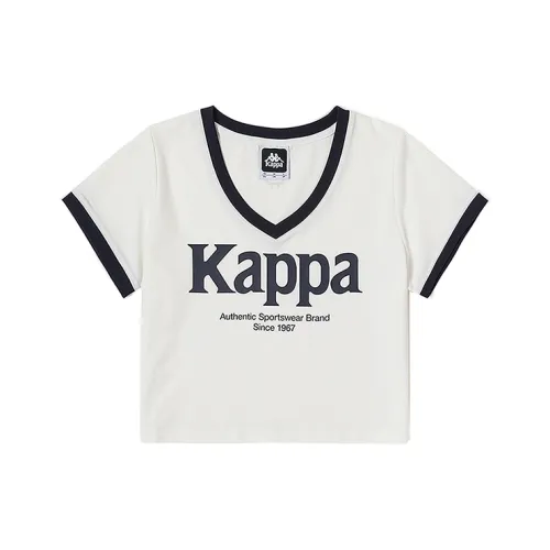 KAPPA Корейский белый 012 Женские футболки