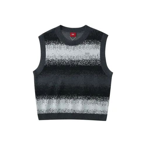 Checkitout Топ без рукавов Унисекс Черный Белый Серый