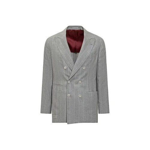 BRUNELLO CUCINELLI Деловой костюм мужской серый