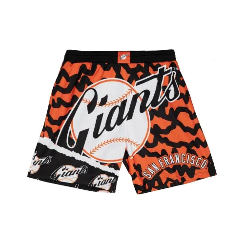 Mitchell Ness Orange Мужские спортивные шорты