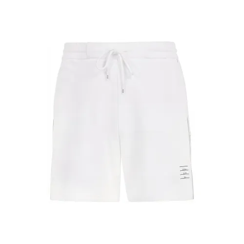 THOM BROWNE Белый Мужские спортивные шорты