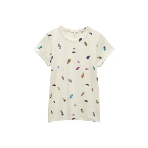 RAG BONE T-Shirt Женская Светло-Желтая