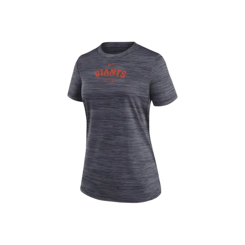 nike x MLB T-Shirt Женская Черная