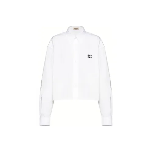 MIU MIU FW22 КРОП ТОП Женский Белый