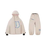 Набор (Коралловый серо-розовый топ + коралловые серо-розовые брюки)