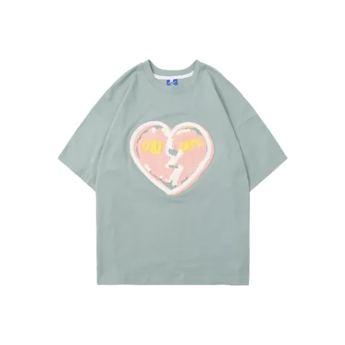 LBPC Круглый вырез Свободный крой Прямой крой Короткий рукав Т-рубашка Унисекс