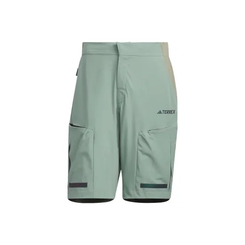 Adidas Пыльно-зеленые мужские спортивные шорты