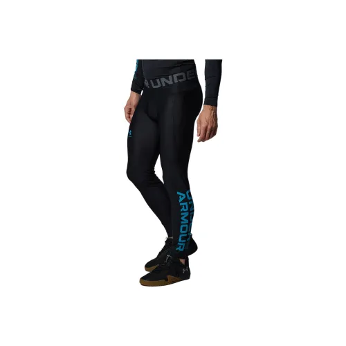 Under Armour UA Термо Шестерня Броня Спортивные брюки Мужские Черные