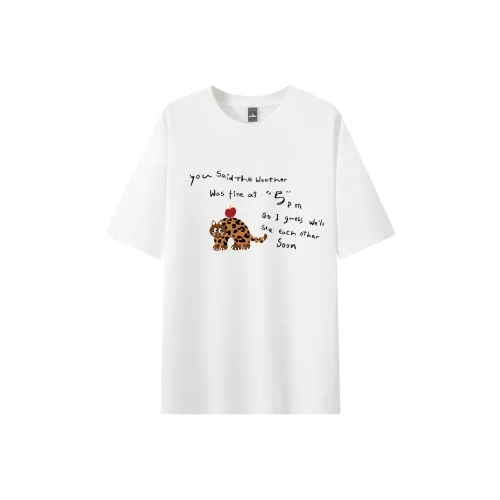 ZUOLANGGENU T-Shirt Унисекс Белый
