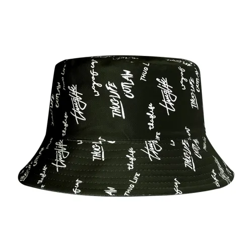 NIUMJ Cotton Bucket Hats Унисекс Черный Белый