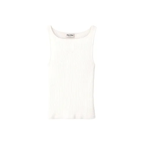 MIU MIU FW24 Майка Женская Белая