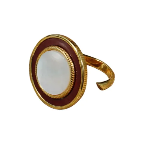 ATELIERSO x DEEPMOSS 925 стерлинговое серебро с 24K золотой покрытие унисекс красный