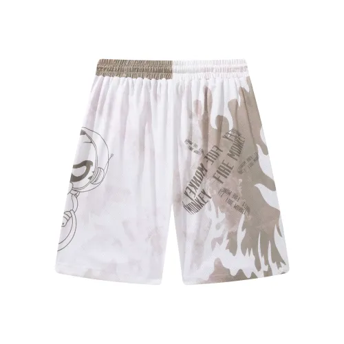 FireMonkey Экрю Унисекс Баскетбольные шорты