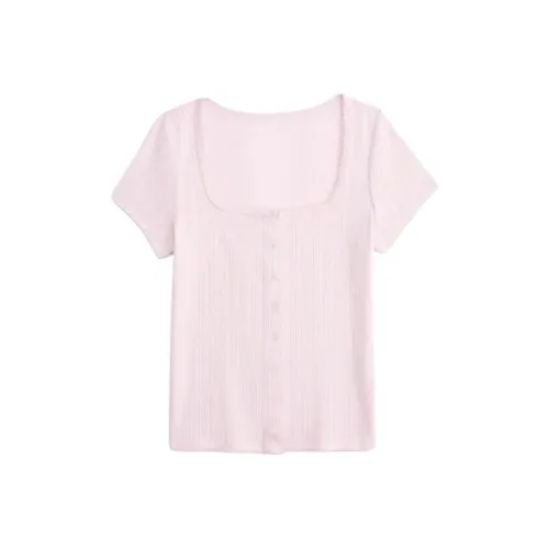 Hollister Розовые Женские Футболки