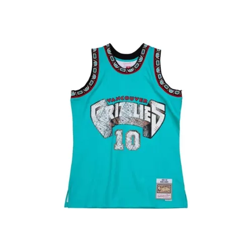 Mitchell Ness Синий Мужская баскетбольная футболка