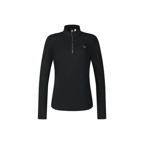 FILA Темно-черные Женские Футболки