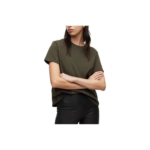 ALLSAINTS Оливково-зеленая Женская футболка