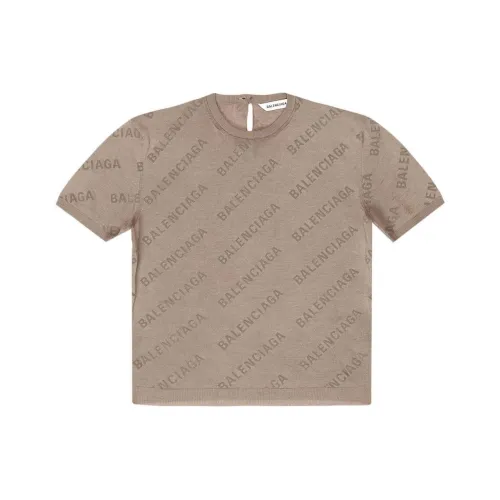 Balenciaga FW22 T-Shirt Regular Fit Women's Brown