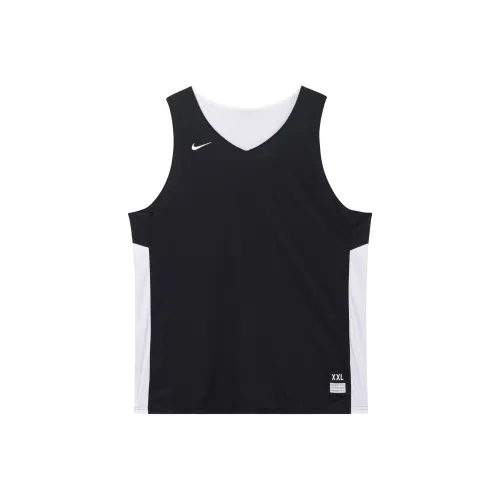 Nike Баскетбольная Джерси Мужская Черная Белая