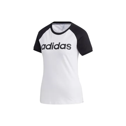 ADIDAS NEO Реглан рукав T-рубашка Женская Белая