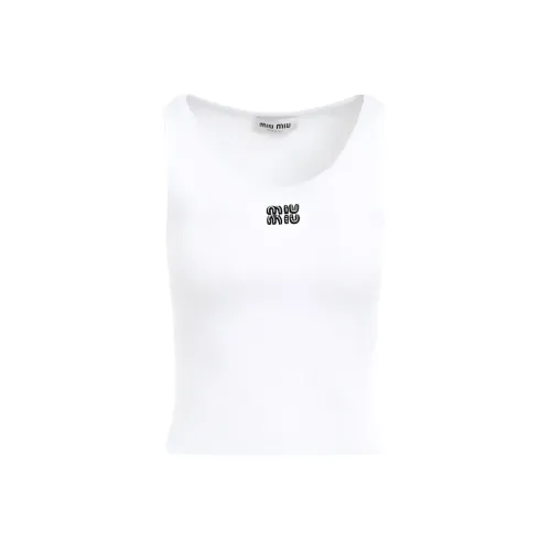 MIU MIU Белые Женские Майки