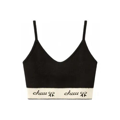 CHUU Черные Женские Майки