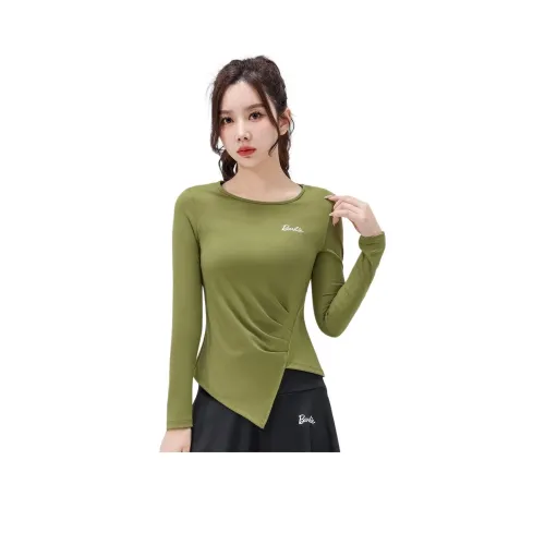 Барби Йога T-рубашка Авокадо-зеленый