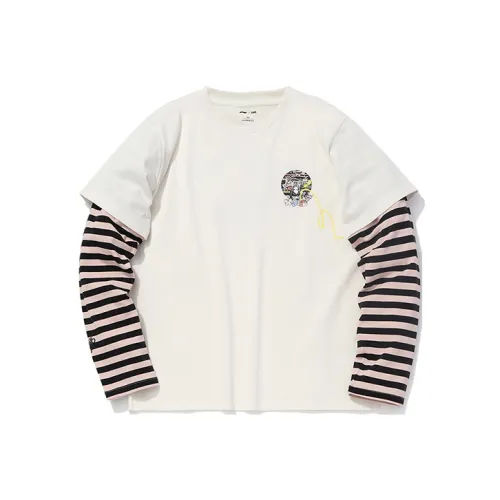 LINING Туманно-белый Женские Футболки