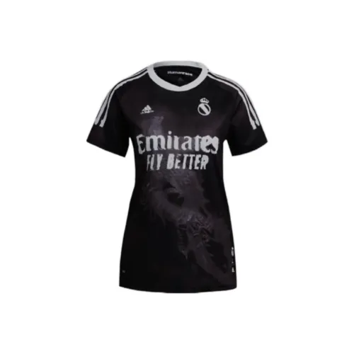 Adidas X Pharrell Williams Рукав реглан T-рубашка Женская Черная Фиолетовая