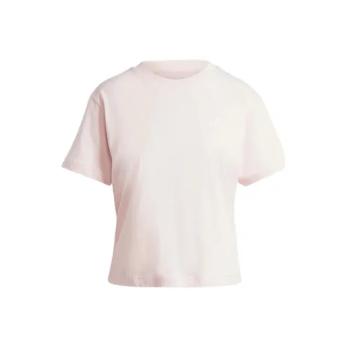 adidas clothing Розовые Женские Футболки