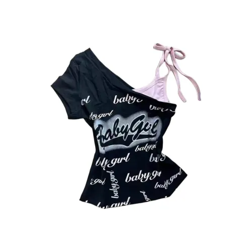 PLAY BUSH T-Shirt Женская Черная