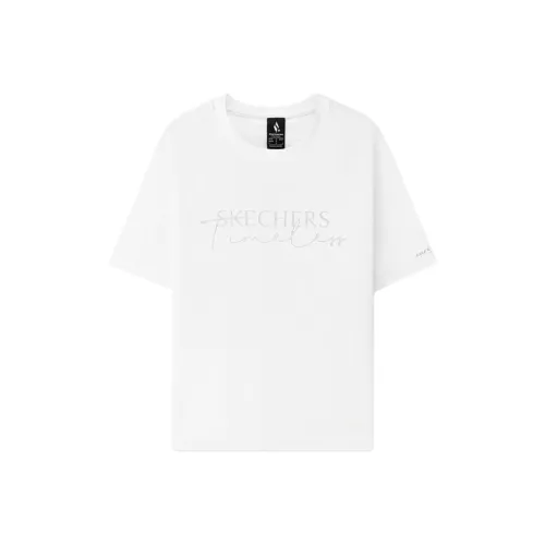 Skechers T-Shirt Женская Bright White 0019