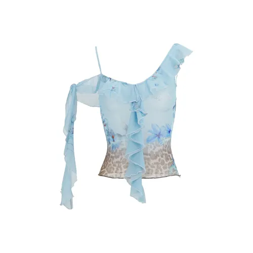 JYOSEI Майка Женская Светло-Синяя