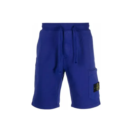STONE ISLAND Синий Спортивные шорты для мужчин