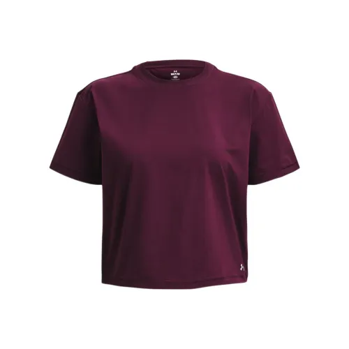 Under Armour Рок Фиолетовый Женские Короткие Топы