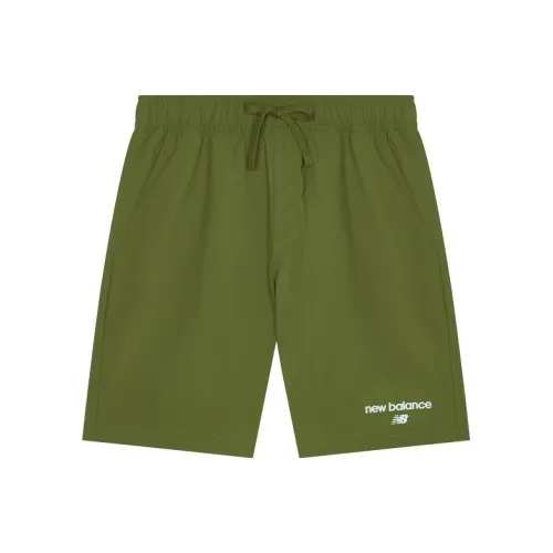 New Balance Зеленые Унисекс Спортивные Шорты