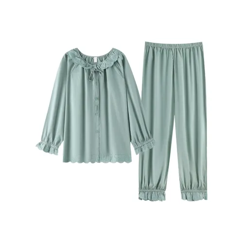ZumashL Пижамный комплект женский яблочно-зеленый