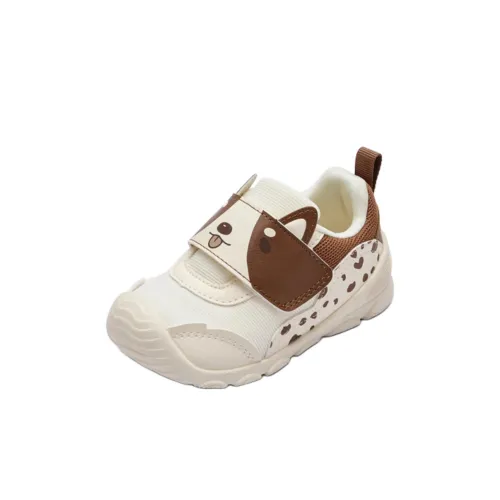 Balabala ACCOMPANY GROWTH Slip-resistant Abrasion-resistant Низкий топ Обувь для малышей Белый Кофейный Цвет Младенец и Малыш