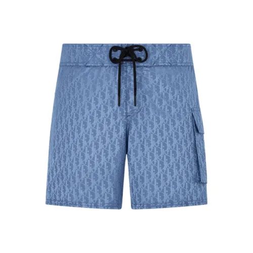 DIOR Blue Men's Casual Shorts DIOR Синие Мужские Повседневные Шорты