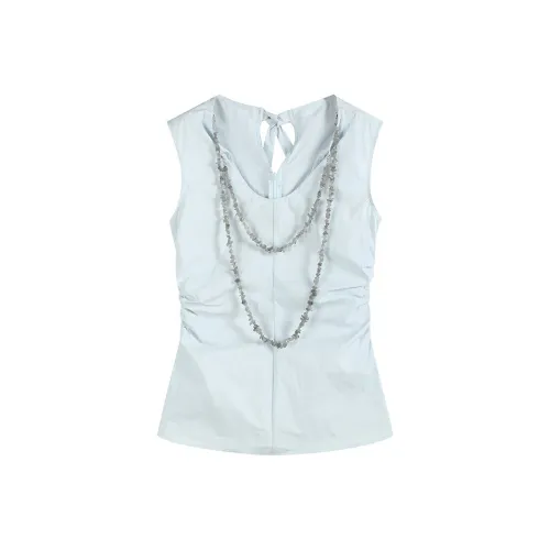 HDFULERN Майка Женская Аква Синий