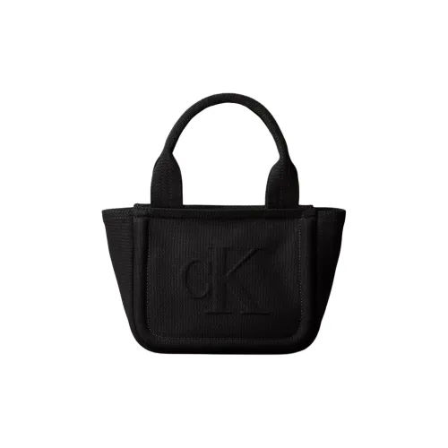 CALVIN KLEIN Хлопок Тоут Сумка Сумка для покупок Сумка на плечо Сумка обычная Женская Черная