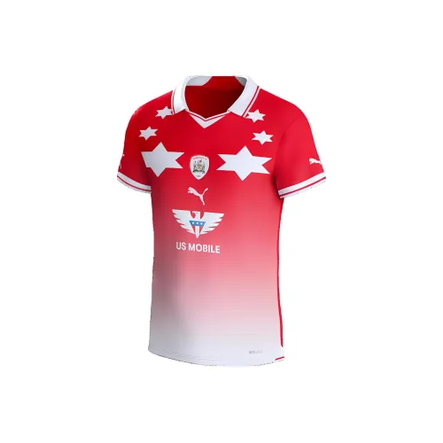 PUMA Красный Унисекс Футбольные Джерси