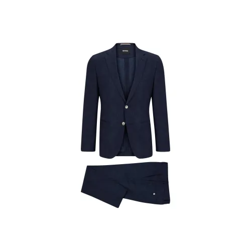 Hugo Boss Бизнес-костюм мужской темно-синий