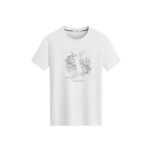 Dance with Wolves T-Shirt Мужская Натуральный Белый