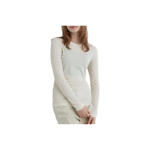 UNIQLO Сливочный Женский T-рубашки