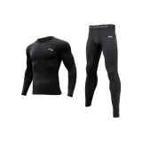 [Двухкомпонентный комплект] Компрессионный трикотаж + обтягивающие штаны