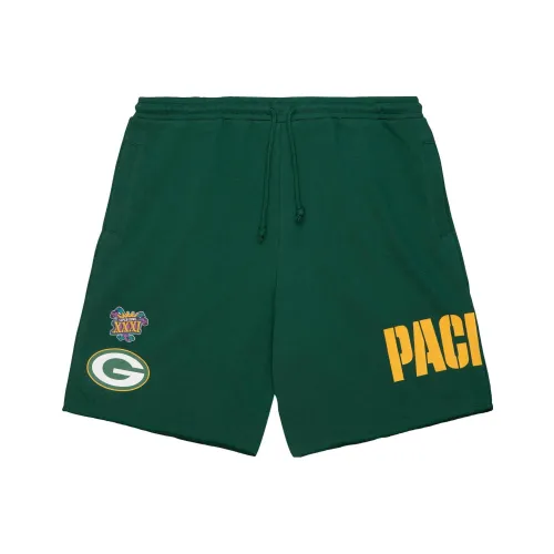 MITCHELL NESS Game Day FT Шорты Зеленый Bay Packers Баскетбольные шорты Мужской Зеленый