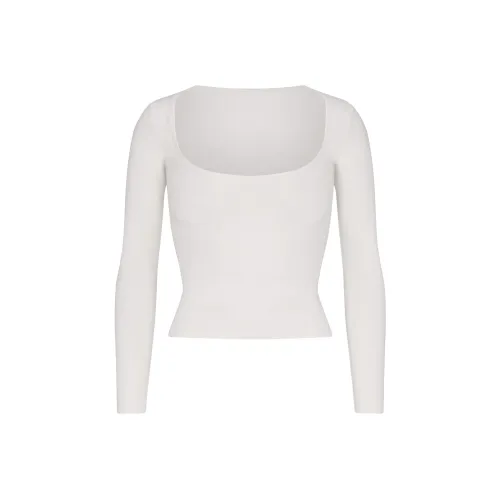 SKIMS Обычный T-рубашка Женская Мраморный Мраморный