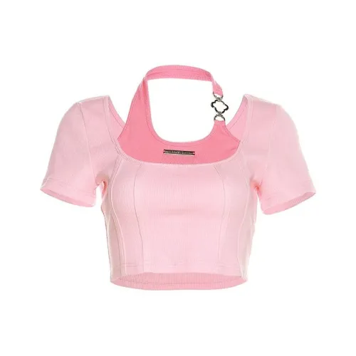 The King and the Nightingale С подарками T-рубашка Вешалка Женская Розовая