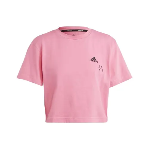 Adidas SCRIBBLE Розовые Женские Футболки